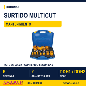 Surtido Coronas MultiCut Mantenimiento.