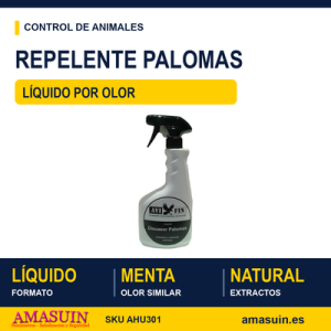 Líquido Repelente de Palomas.