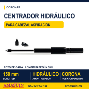 Centrador Hidráulico Cabezal Aspiración Coronas.