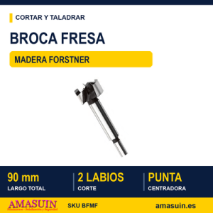 Broca Fresa Madera Forstner.