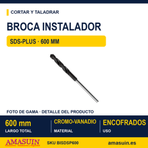 Broca Instalador SDS-Plus 600mm.