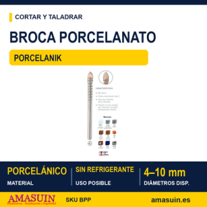 Broca Porcelanato Porcelanik.
