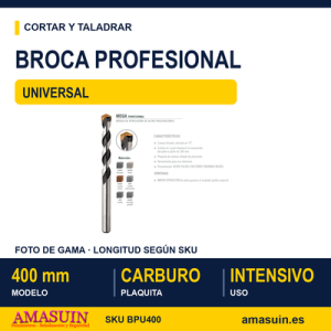 Broca Profesional Universal 400mm.