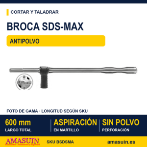 Broca SDS-Max Antipolvo.