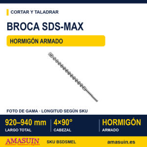 Broca SDS-Max ExtraLarga.