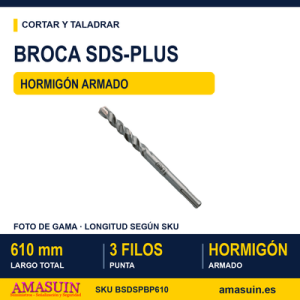 Broca SDS-Plus Booster-Plus 610mm.