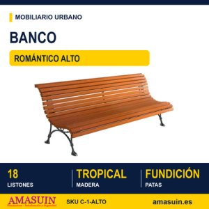 Banco Romantico Guinea Alto