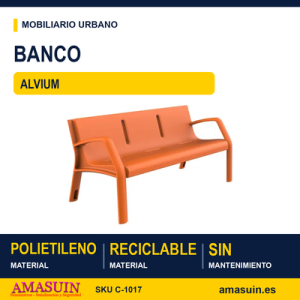 Banco Alvium Polietileno
