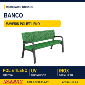Banco Maverik Polietileno C-1018-PLAST