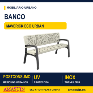 Banco Maverick Polietileno ECO URBAN