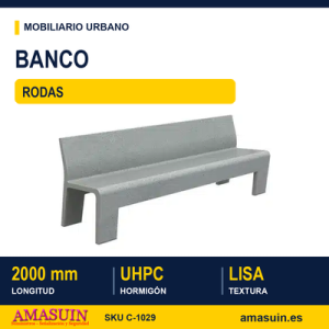 Banco RODAS en hormigón
