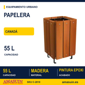 Papelera Canadá Madera de Guinea