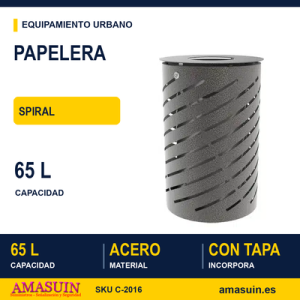 Papelera Spiral