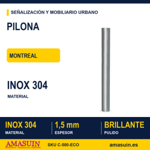 Pilona Inox Montreal C-500-ECO