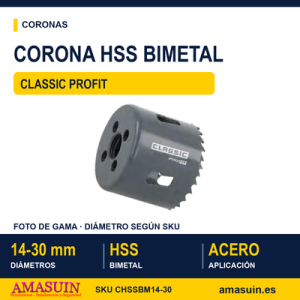 Corona HSS BiMetal 14-30mm.