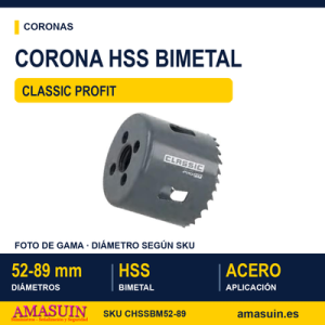 Corona HSS BiMetal 52-89mm.