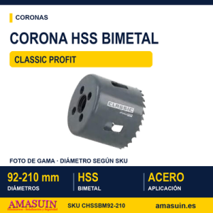 Corona HSS BiMetal 92-210mm.