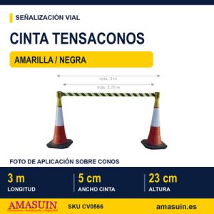 Cinta Tensaconos A/N 3m.