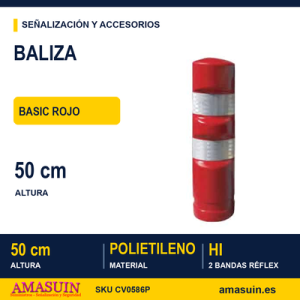 Baliza H-50 Basic Rojo