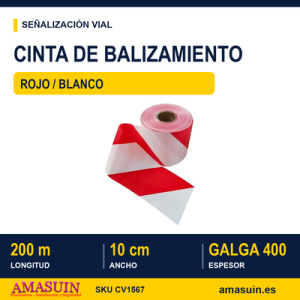 Cinta Balizar R/B Galga400 de 10cmx200m.