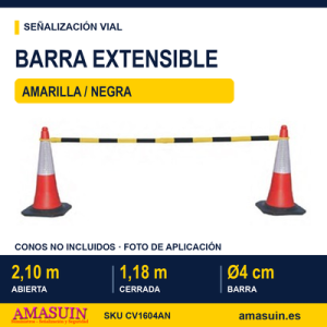 Barra Extensible A/N para Conos.