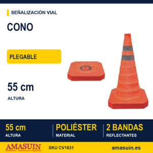Cono Plegable 55 cm.