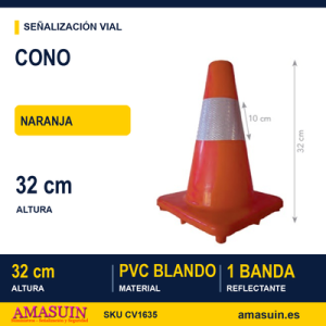 Cono PVC Blando 32 cm.