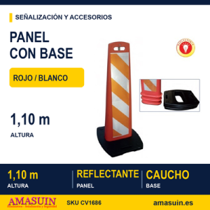 Conjunto Panel R/B más Base Caucho.