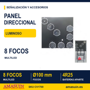 Panel Direccional Luminoso 60x60cm.