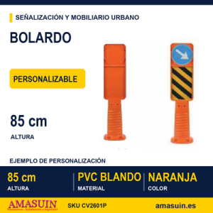 Bolardo Flexible 85cm Personalizable