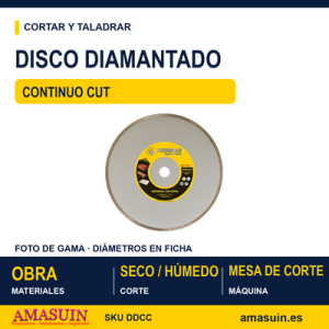 Disco Diamantado Continuo Cut.