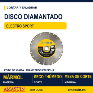 Disco Diamantado Electro Sport.