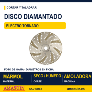 Disco Diamantado Electro Tornado.