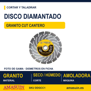 Disco Diamantado Granito Cut Cantero.