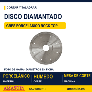 Disco Diamantado Gres Porcelánico Rock Top.