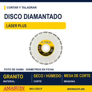 Disco Diamantado Láser Plus.