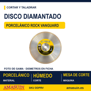 Disco Diamantado Porcelánico Rock Vanguard.
