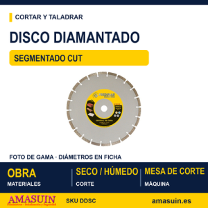 Disco Diamantado Segmentado Cut.