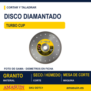 Disco Diamantado Turbo Cup.
