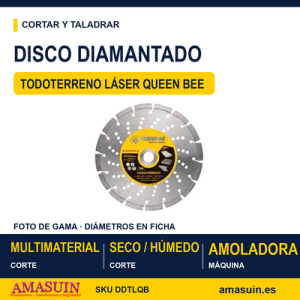Disco Diamantado Todoterreno Láser Queen Bee.