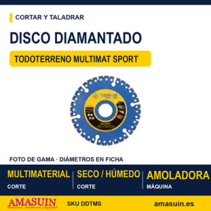 Disco Diamantado Todoterreno Multimat Sport.