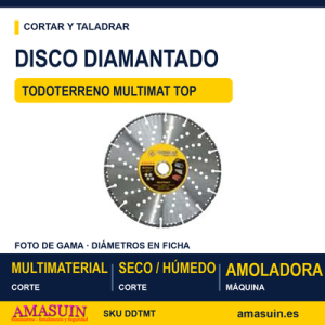 Disco Diamantado Todoterreno Multimat Top.