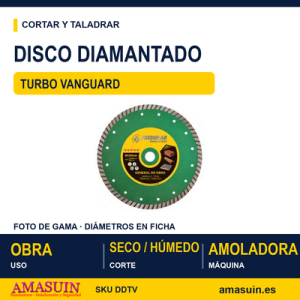 Disco Diamantado Turbo Vanguard.