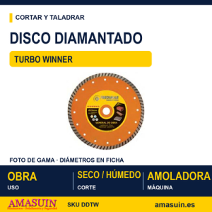 Disco Diamantado Turbo Winner.