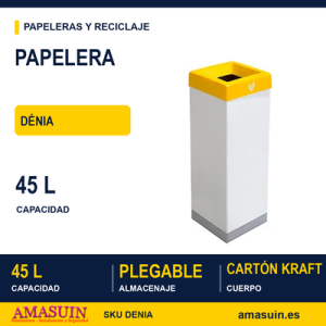 Papelera Dénia 45L