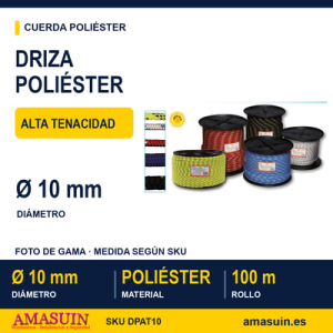 Driza Poliéster AT 10mm.