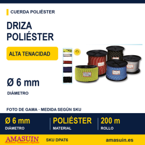 Driza Poliéster AT 6mm.