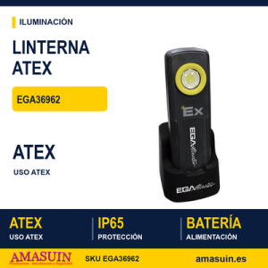 Linterna Led a Batería ATEX MasterEX 36962
