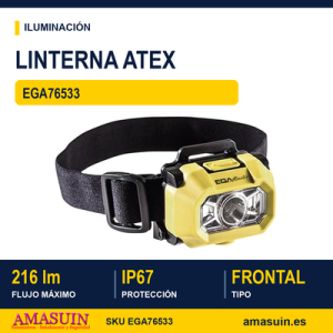 Linterna Frontal Led ATEX MasterEX 76533