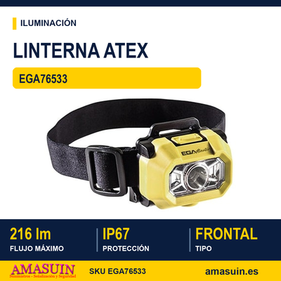 Linterna Frontal Led ATEX MasterEX 76533 1 Linterna Frontal Led ATEX MasterEX 76533